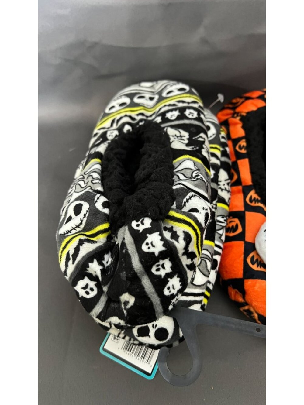 Disney Tim Burtons Nightmare Before Christmas Fuzzy Slippers - Picture 4 of 6
